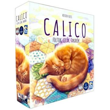 Calico foltok, cicák, takarók társasjáték