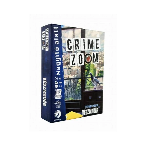 Crime zoom nagyító alatt vészmadár társasjáték