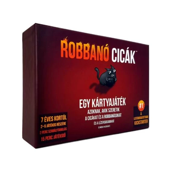 Robbanó cicák társasjáték