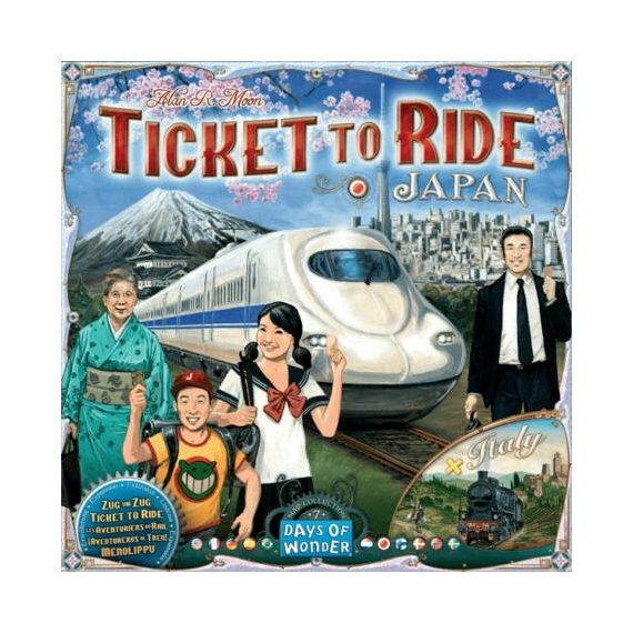 Ticket to ride japan italy 7 térképcsomag társasjáték kiegészítő angol kiadás