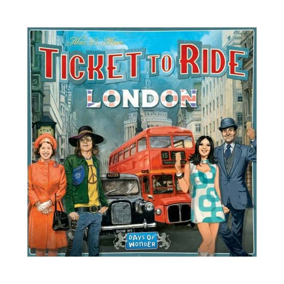 Ticket to ride london angol kiadás társasjáték