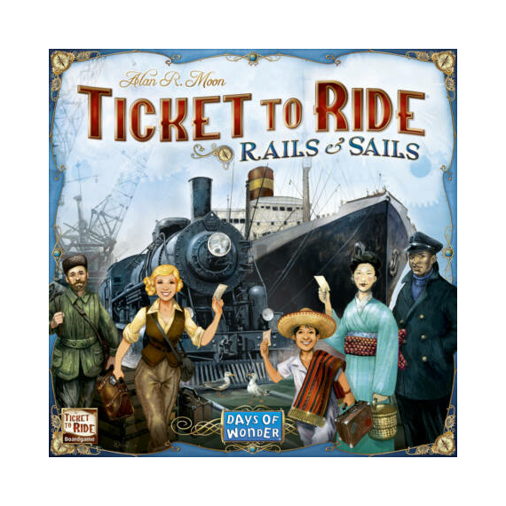 Ticket to ride rails and sails angol kiadás társasjáték