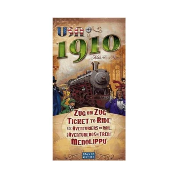 Ticket to ride usa 1910 kiegészítő angol kiadás társasjáték