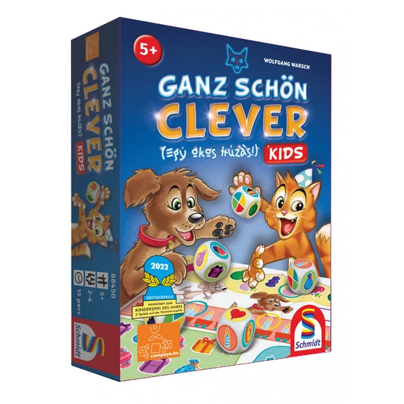 Ganz schön clever KIDS egy okos húzás társasjáték
