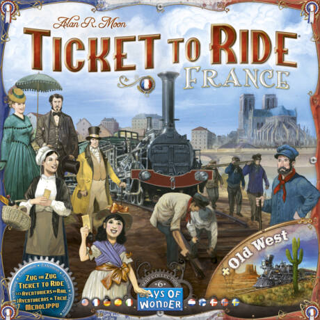 Ticket to Ride: France & Old West 6. térképcsomag kiegészítő (angol kiadás)